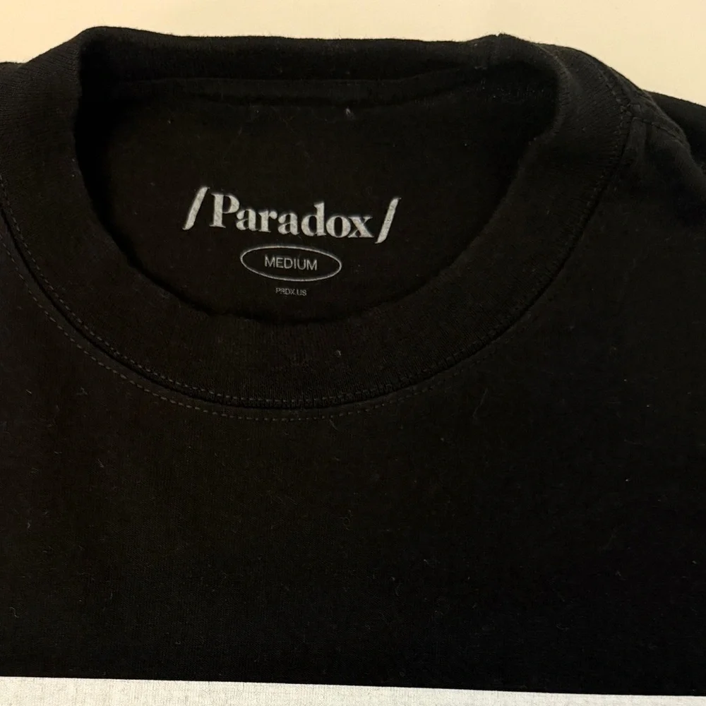 Black Graphic Tee M Streetwear Urban Photo Print T-Shirt